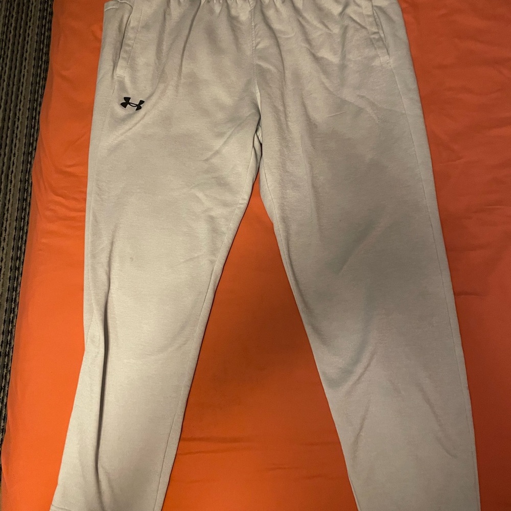 Under Armour Gray Joggers, worn